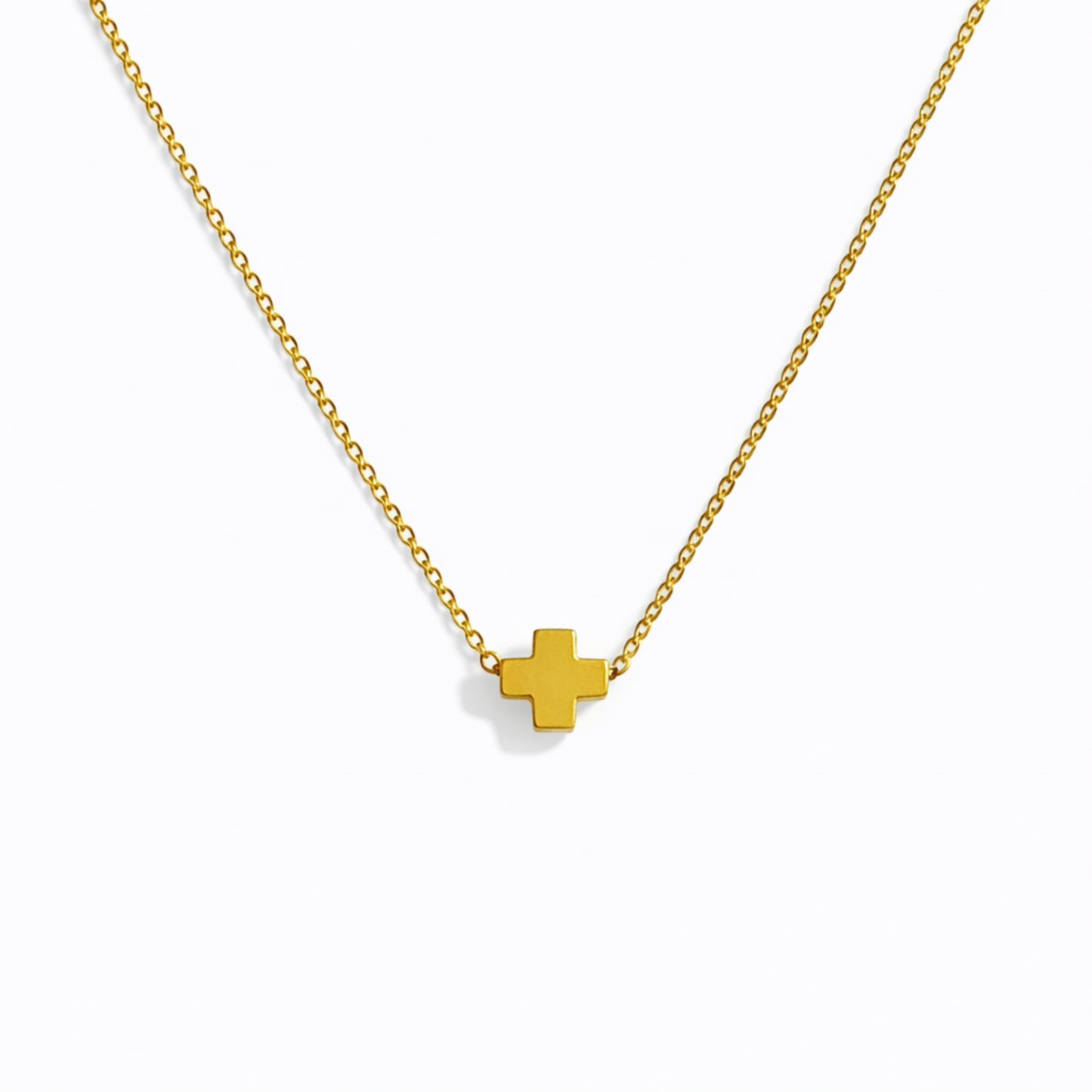 So Very Blessed Cross Necklace – Waterproof Gold Chain