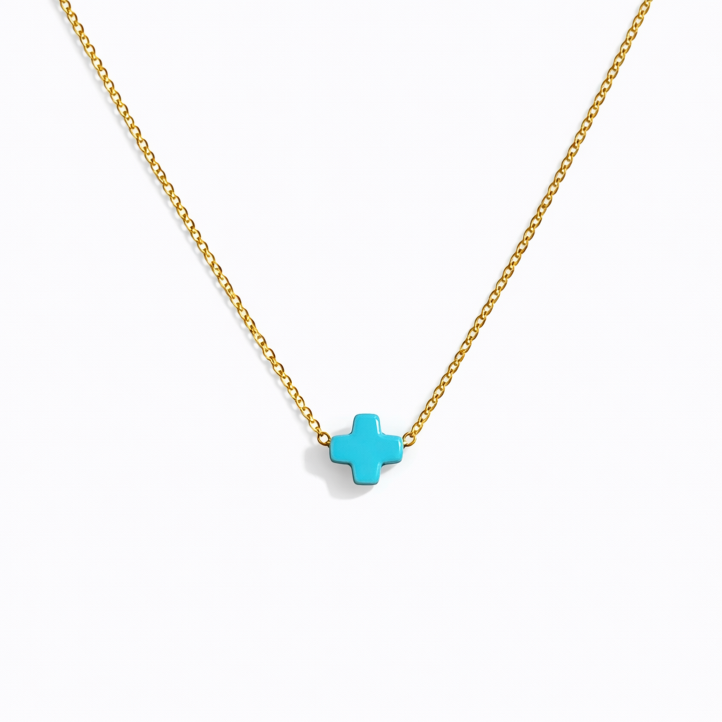 So Very Blessed Cross Necklace – Waterproof Gold Chain