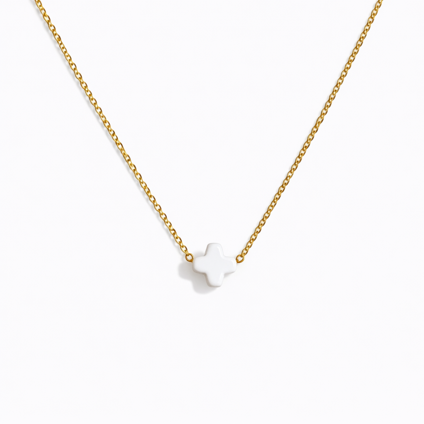 So Very Blessed Cross Necklace – Waterproof Gold Chain