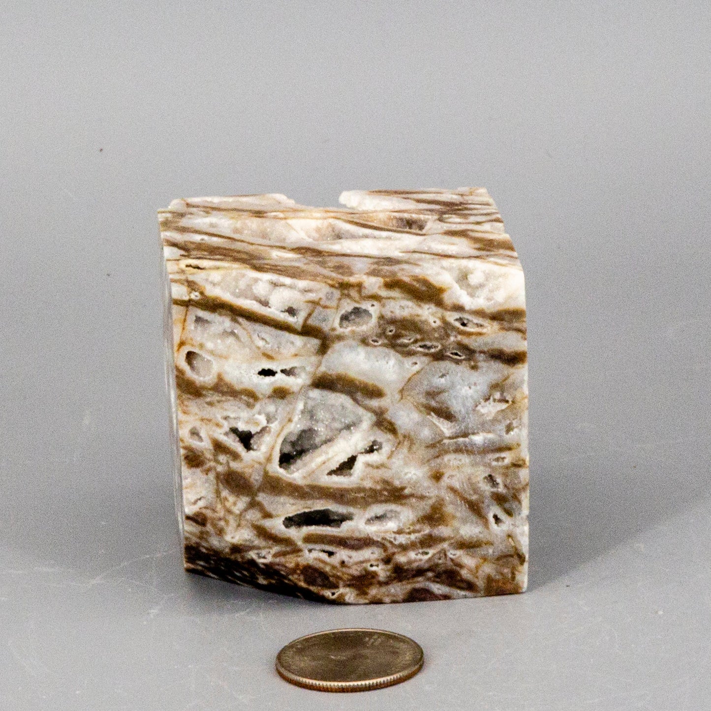 Sphalerite Crystal Cube with Druzys