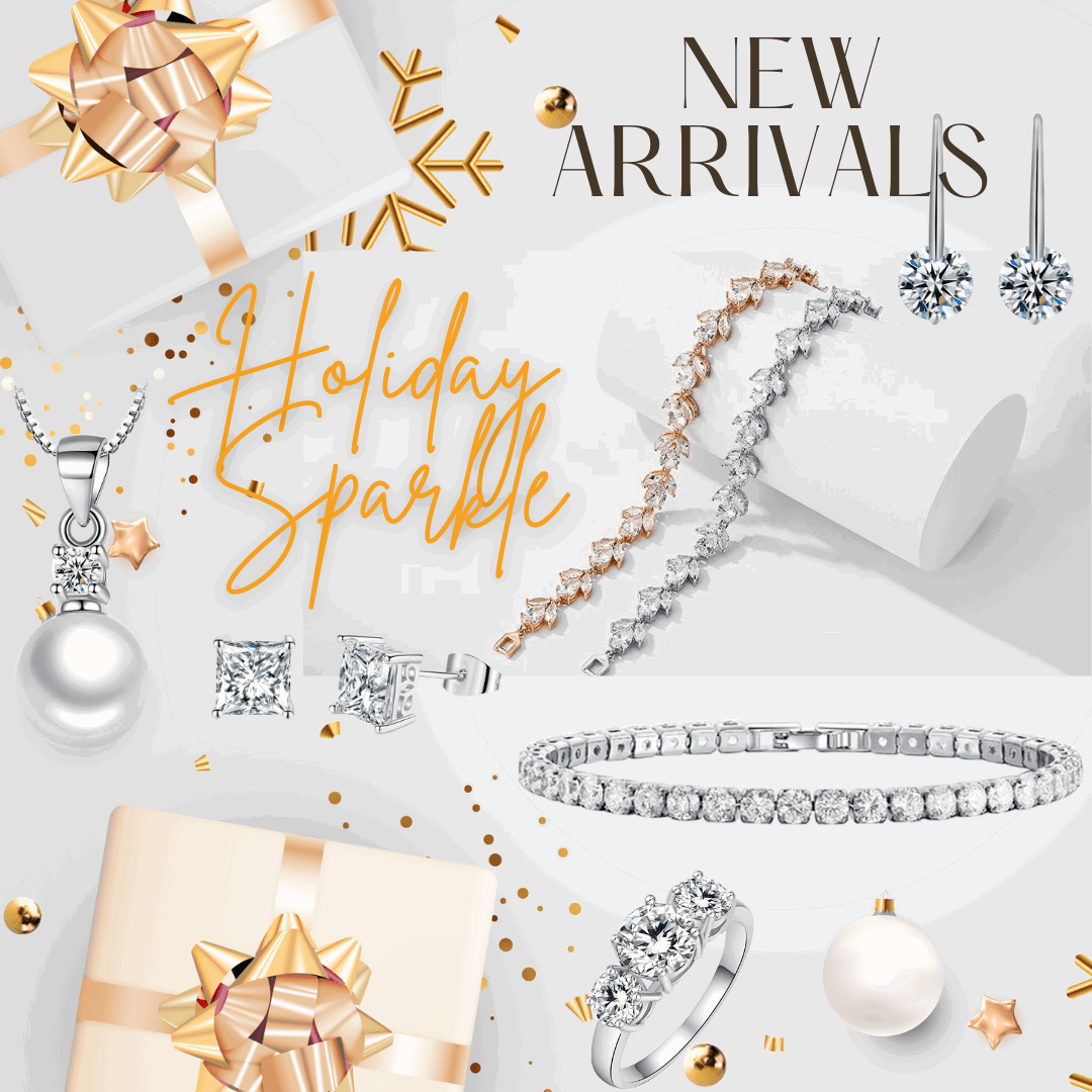 Square Tennis Bracelet with White Diamond Cubic Zirconia