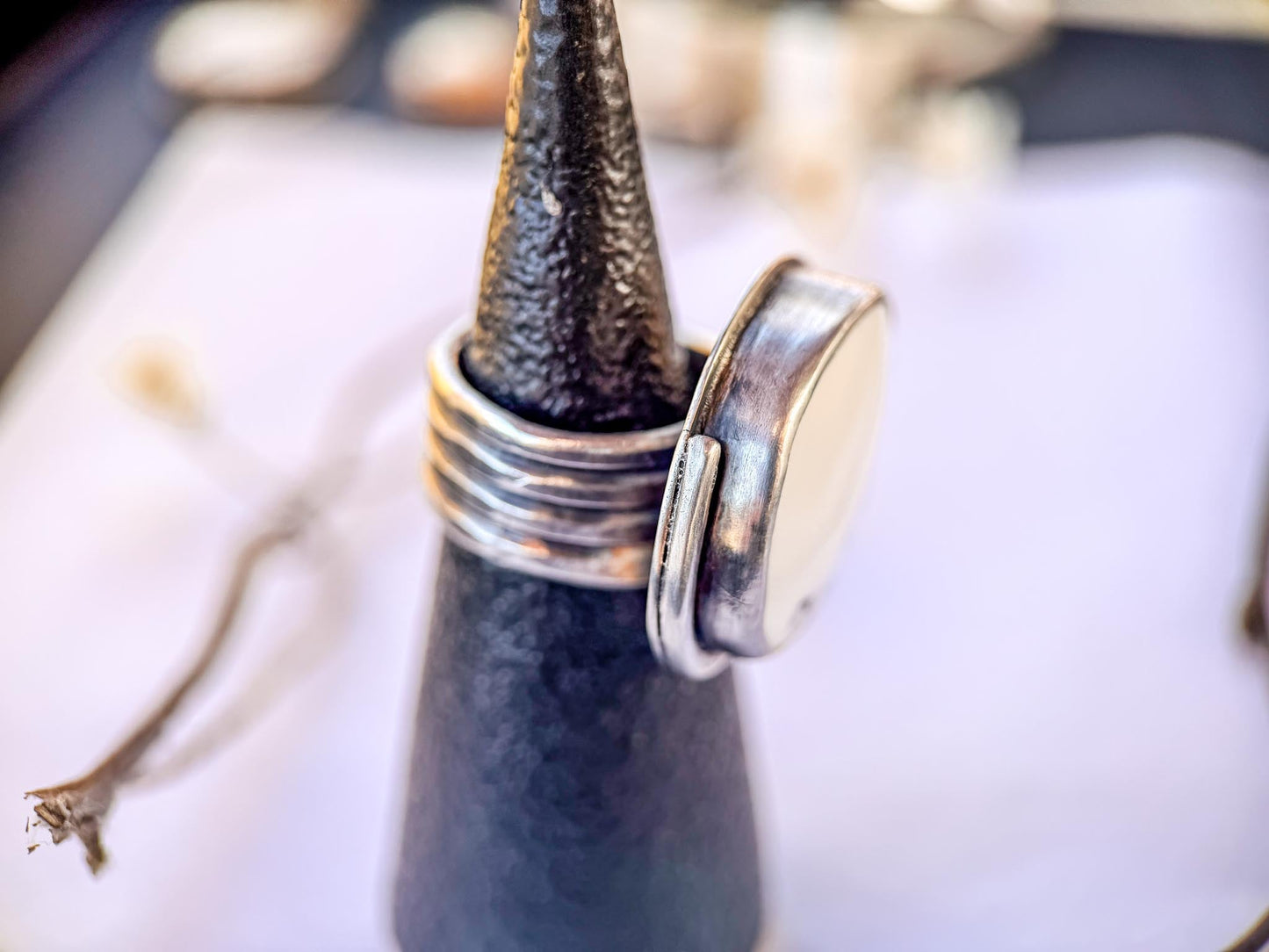 White Buffalo Statement Ring | Stand Collection