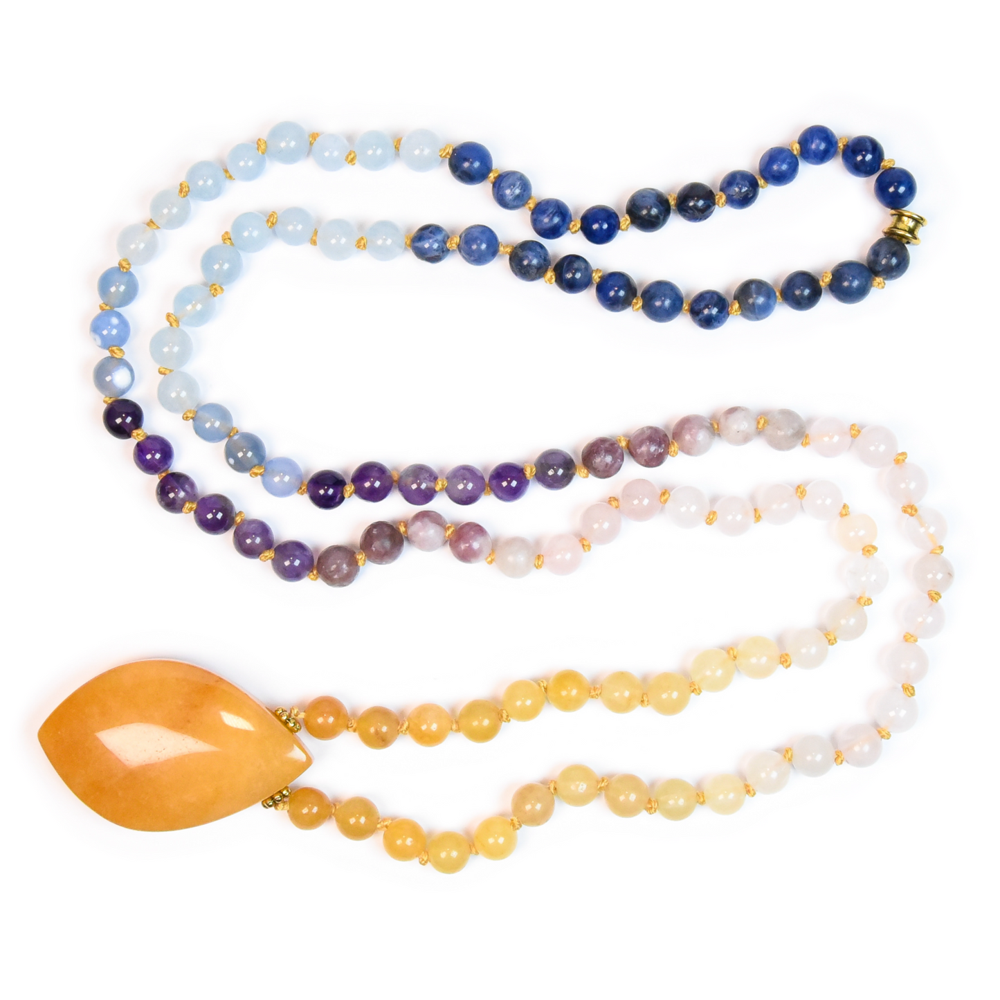 Sunrise Meditation Mala – 108 Beads for Optimism, Peace & Renewal