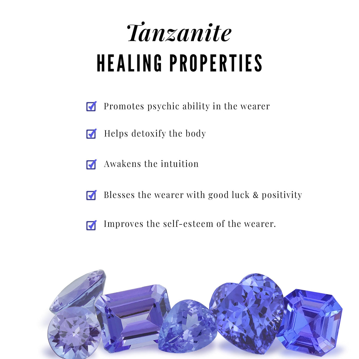 0.9 Carat Solitaire Tanzanite Heart Necklace with Diamond Bail