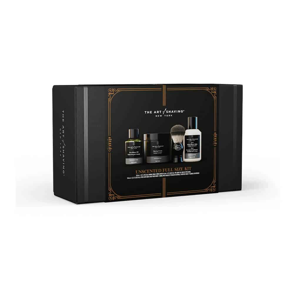 The Art of Shaving Unscented Full Size Kit with Shaving Brush