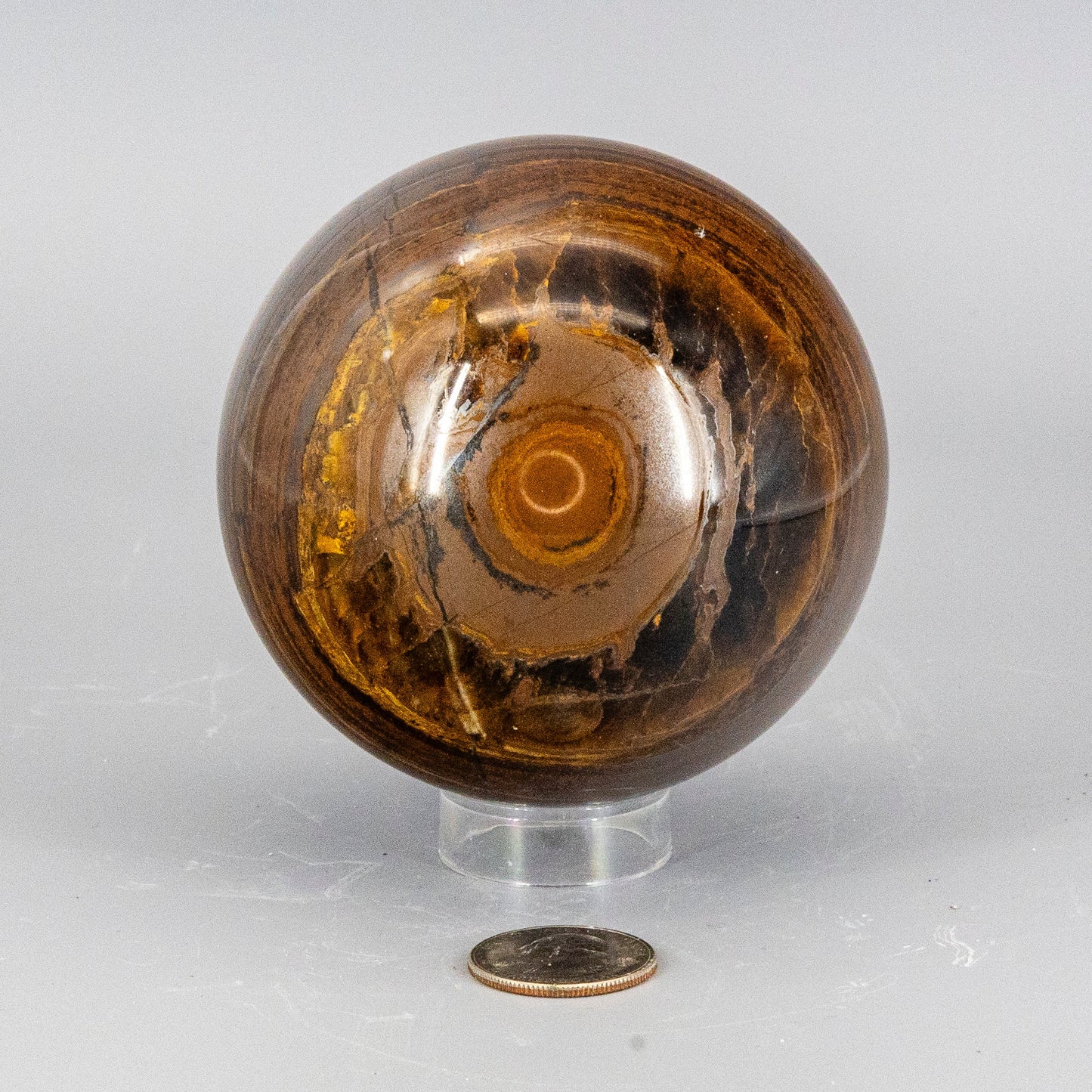 Tiger’s Eye XL Sphere 90mm