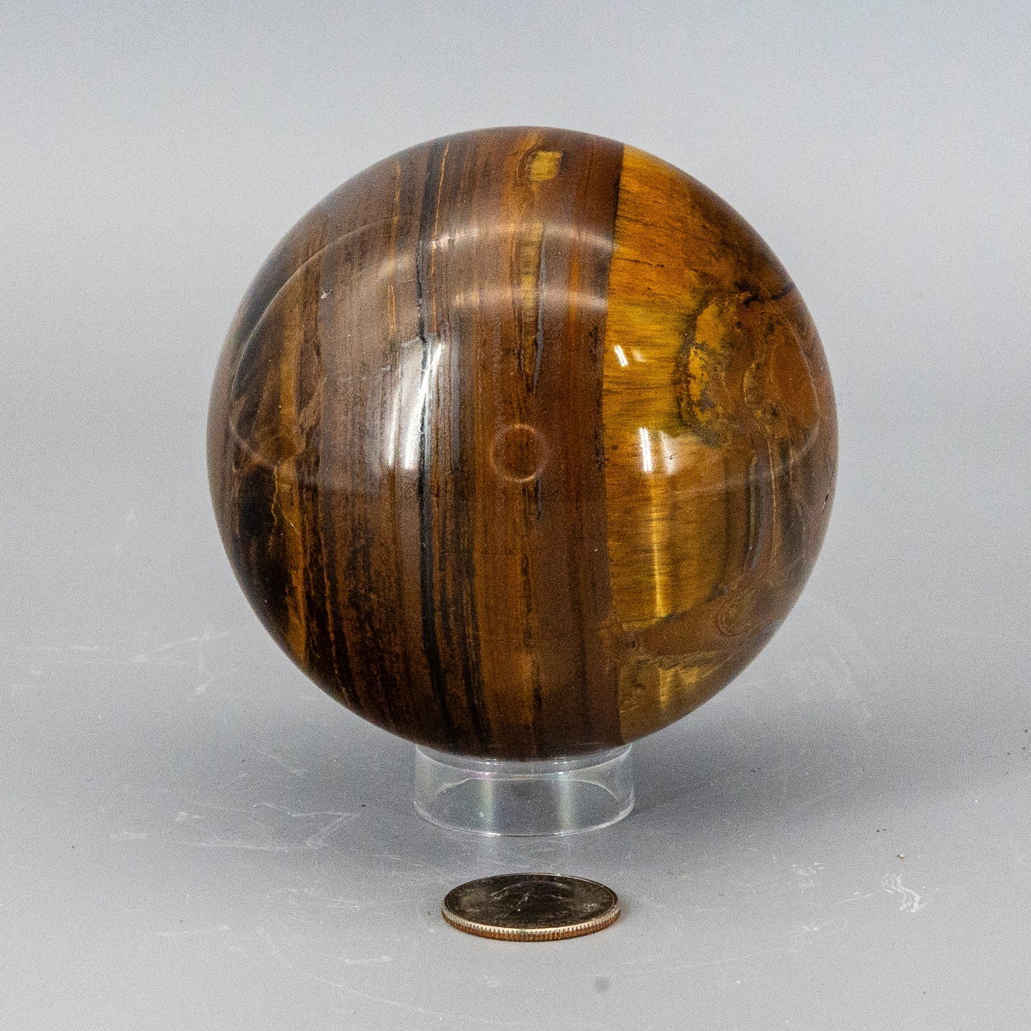 Tiger’s Eye XL Sphere 90mm