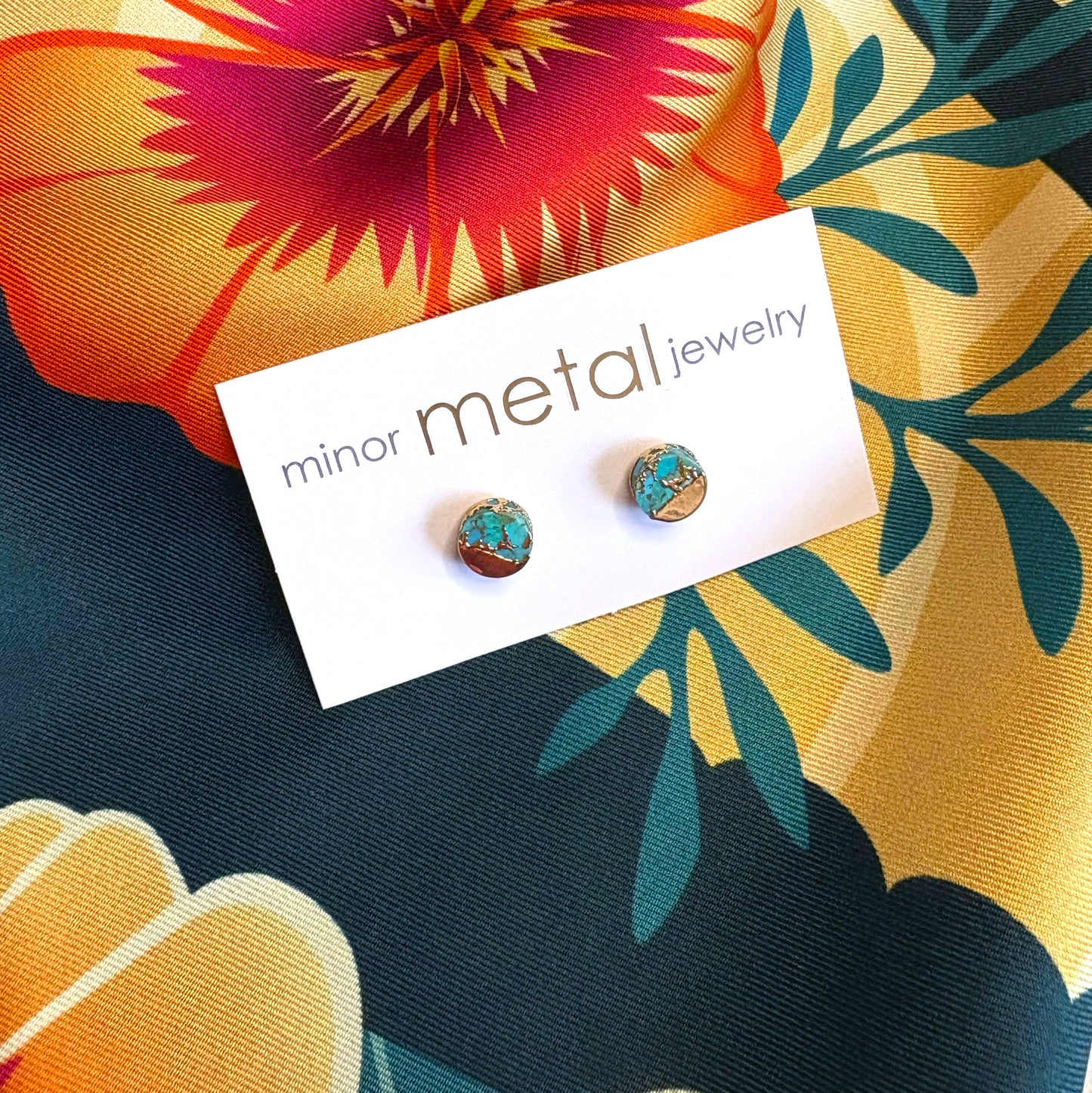 Turquoise Stud Earrings