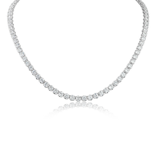 16" Round Tennis Necklace