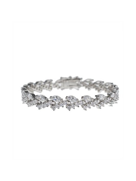 Round and Marquise CZ Bracelet
