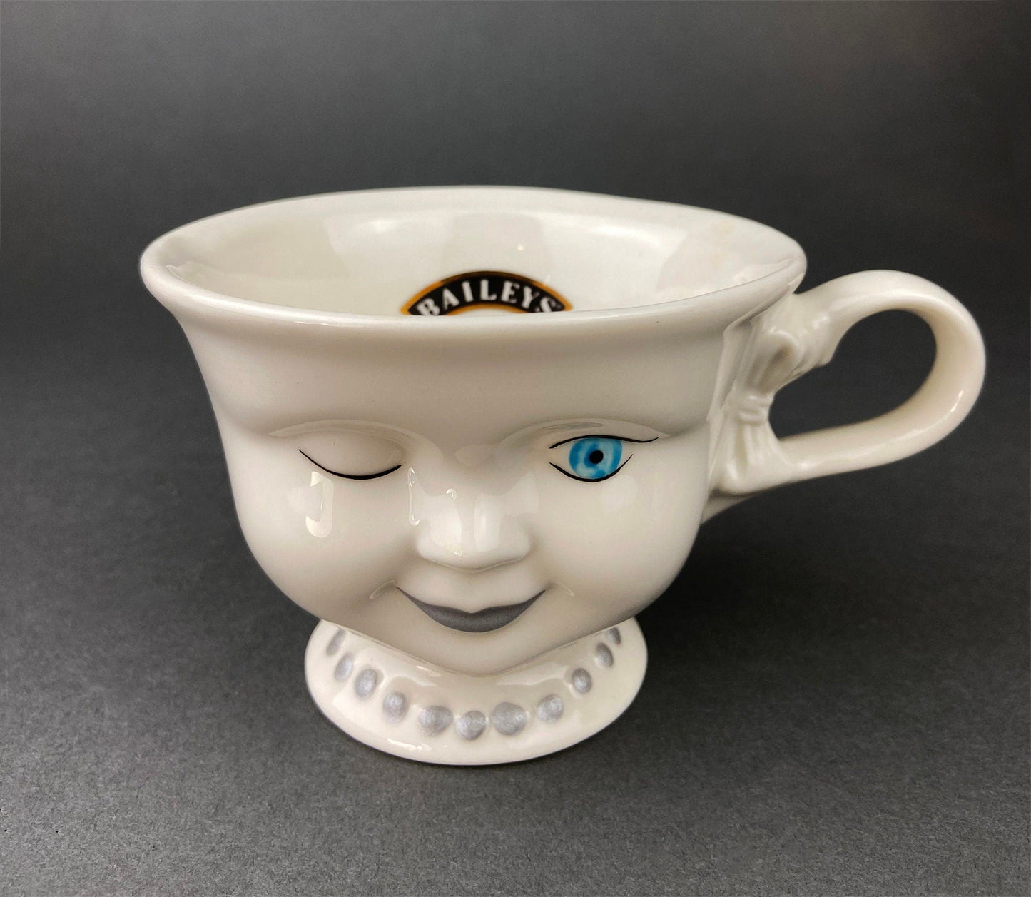 Vintage Bailey's Irish Cream Winking Face Cups - Set of Five