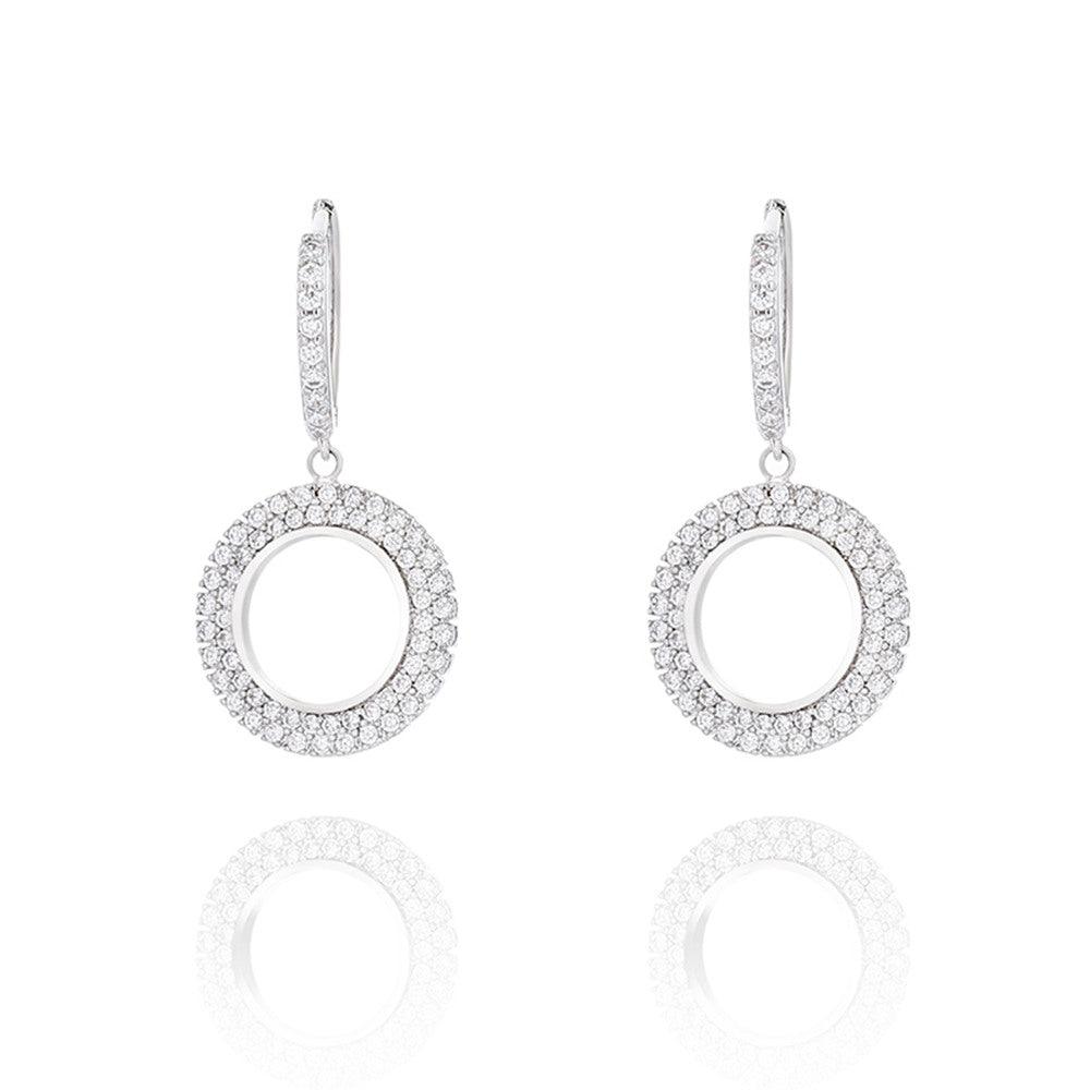 Amelia Cubic Zirconia Dangle Earrings