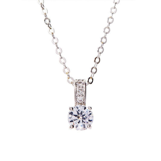 Luna Cubic Zirconia Pendant Necklace