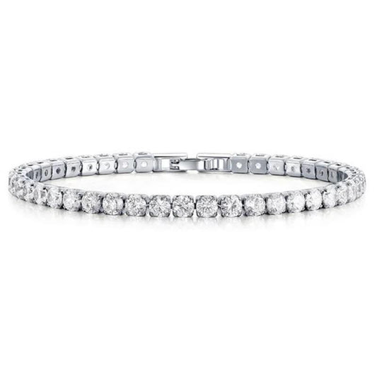 Amelia Cubic Zirconia Single Row Tennis Bracelet