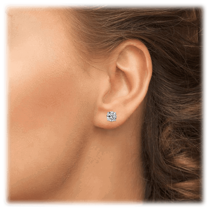 Aria Cubic Zirconia Stud Earrings
