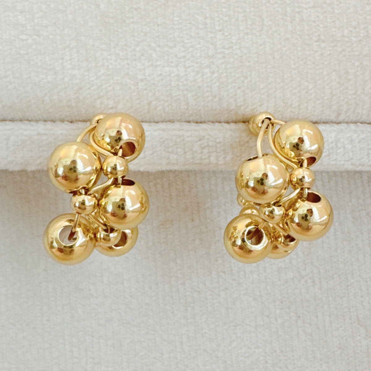 Woven Bubble Hoop Earrings