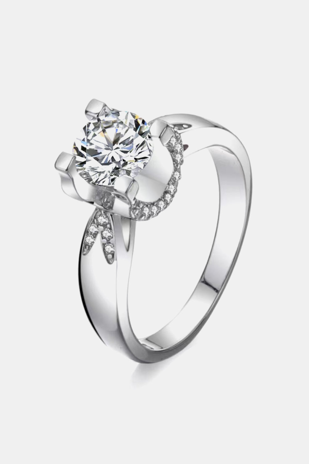 2 Carat Brilliant Round Cut Sparkala™ Platinum Over Pure Sterling Silver Ring