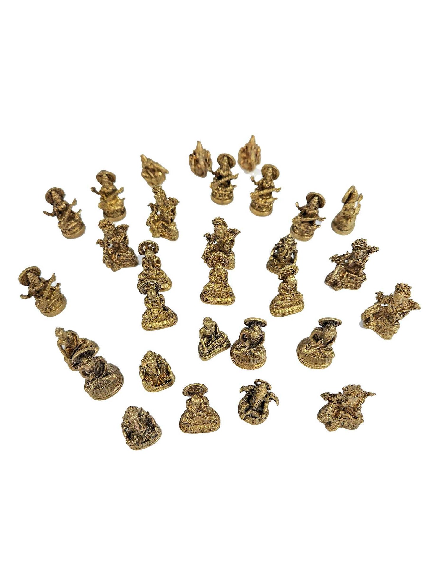 Pocket Mini Brass Statues