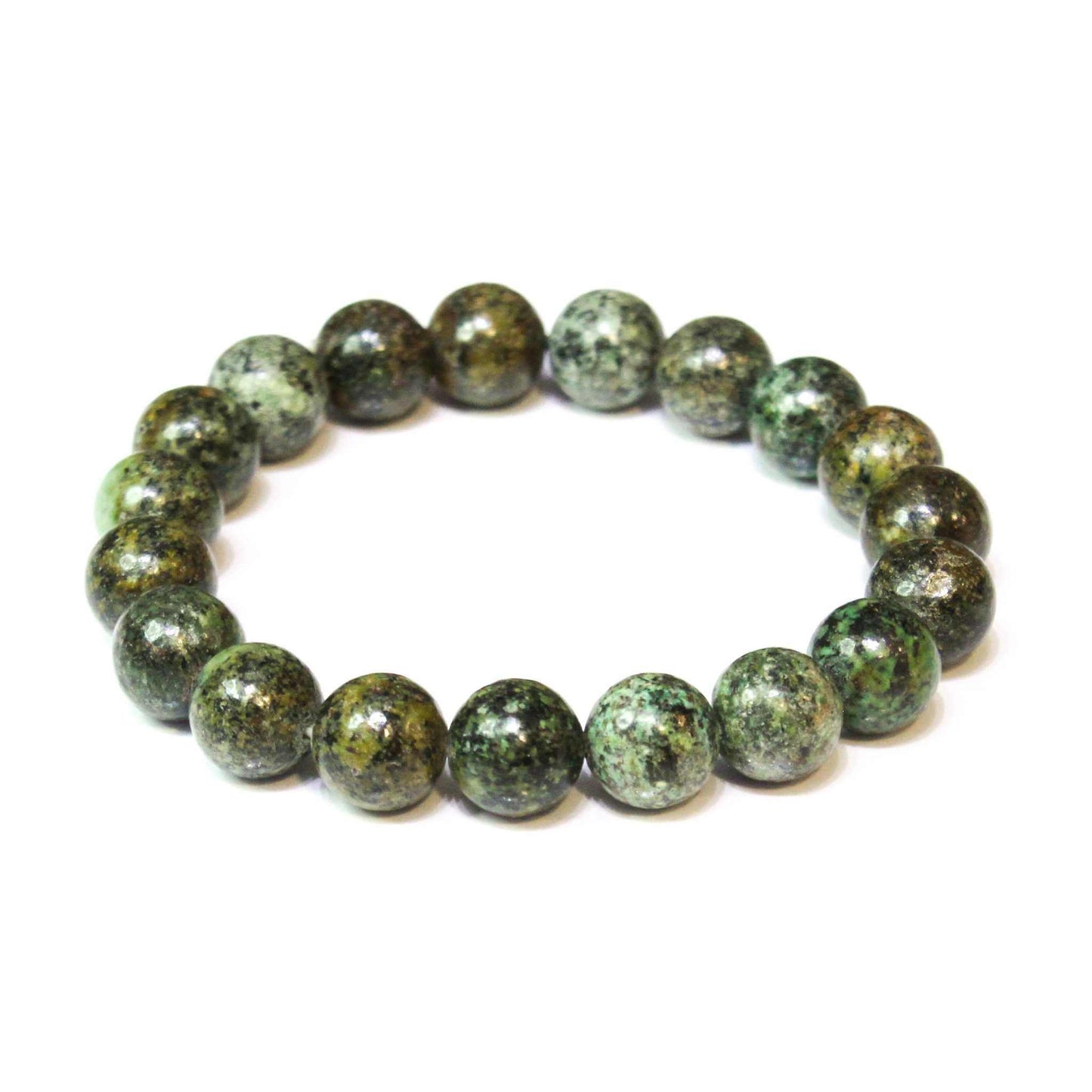 African Turquoise Round Bead Bracelet - Evolutionary Growth
