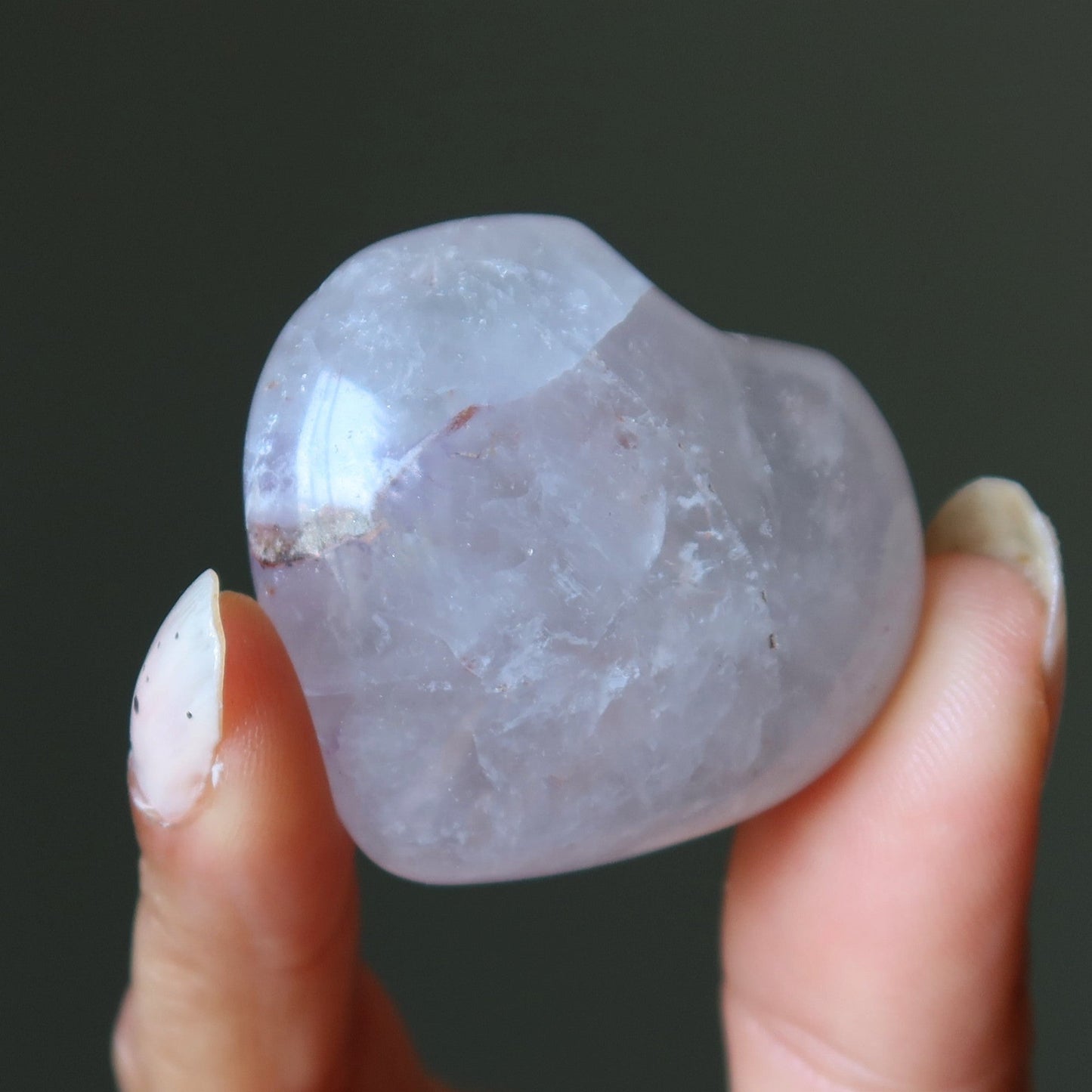 Amethyst Heart Lavender Purple Love Crystal