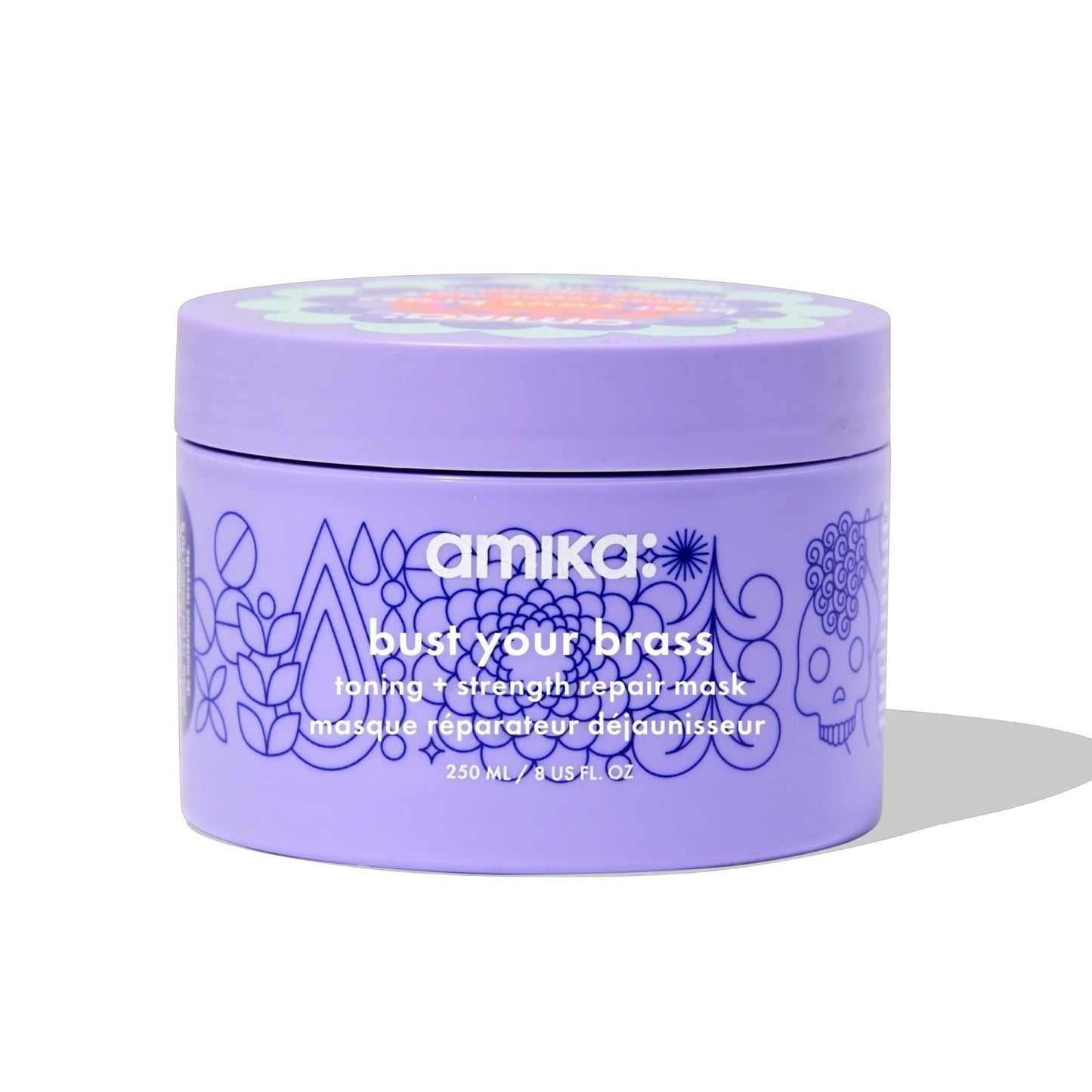Amika Bust Your Brass Toning + Strength Repair Mask 8 Oz