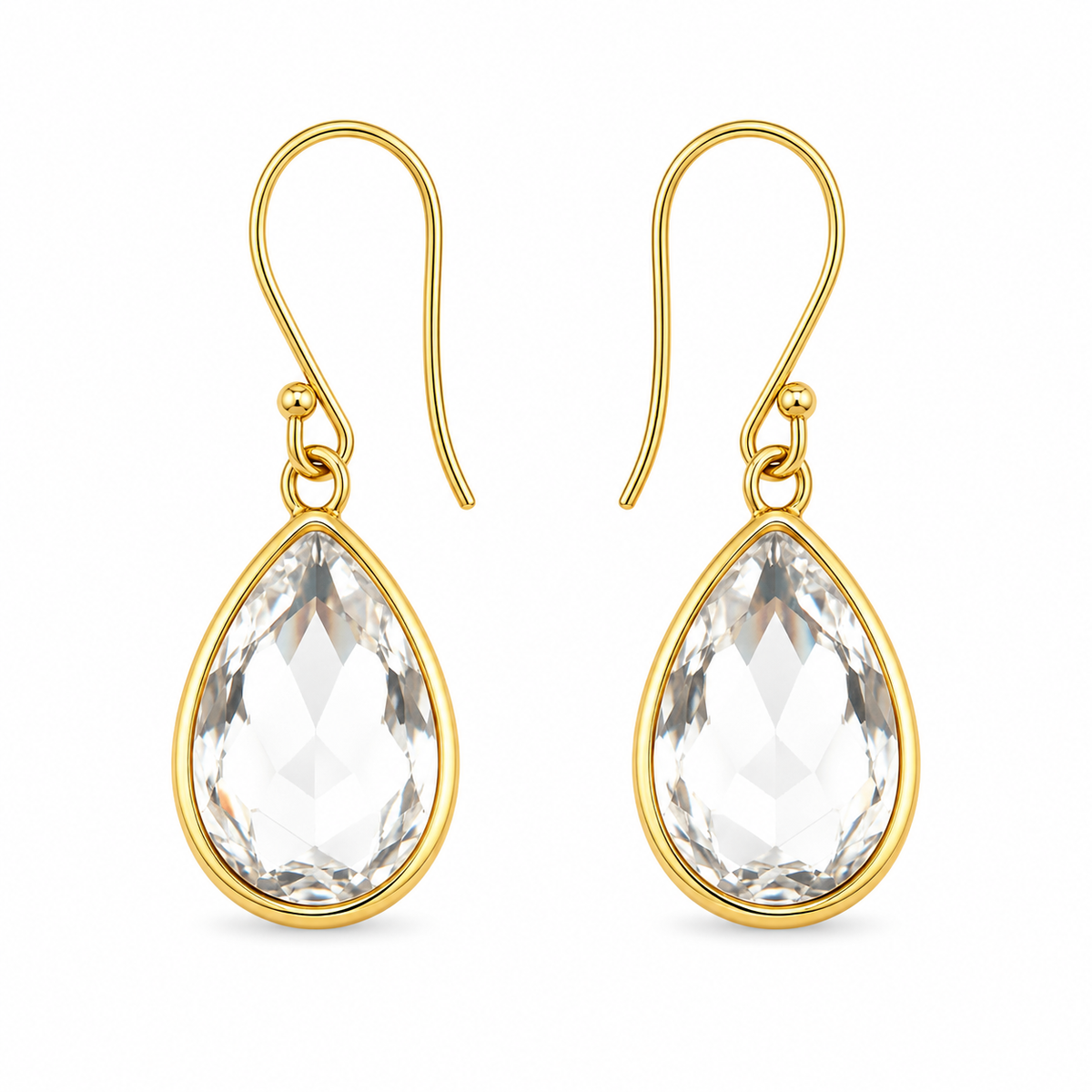 April Birthstone Earrings - 14k Gold Filled
