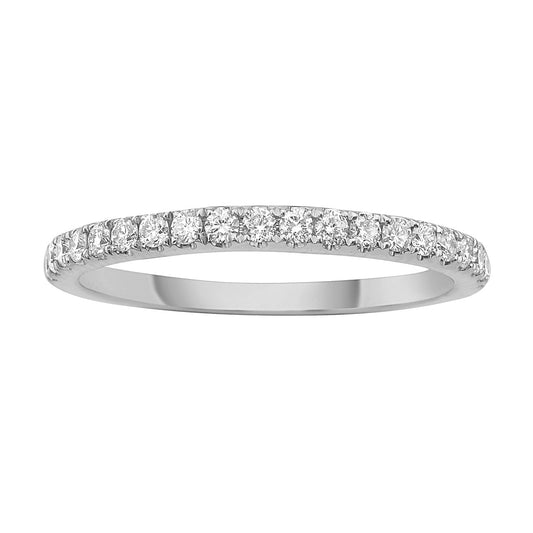 14K White Gold Diamond Ring, 0.28ct