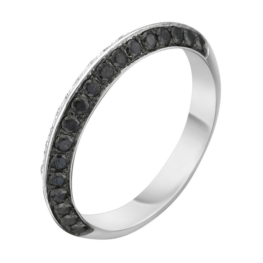 14K White Gold Diamond Ring, 0.56ct