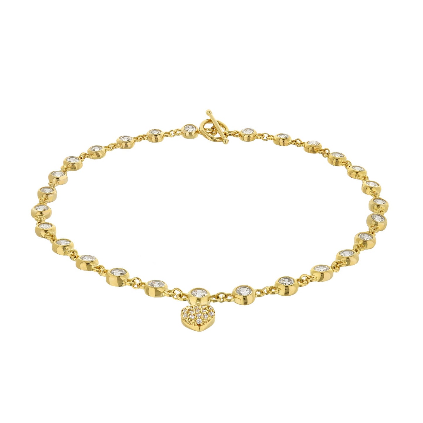 Lga 925 Heart Anklet