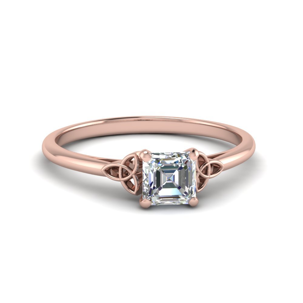 Celtic Solitaire Engagement Ring