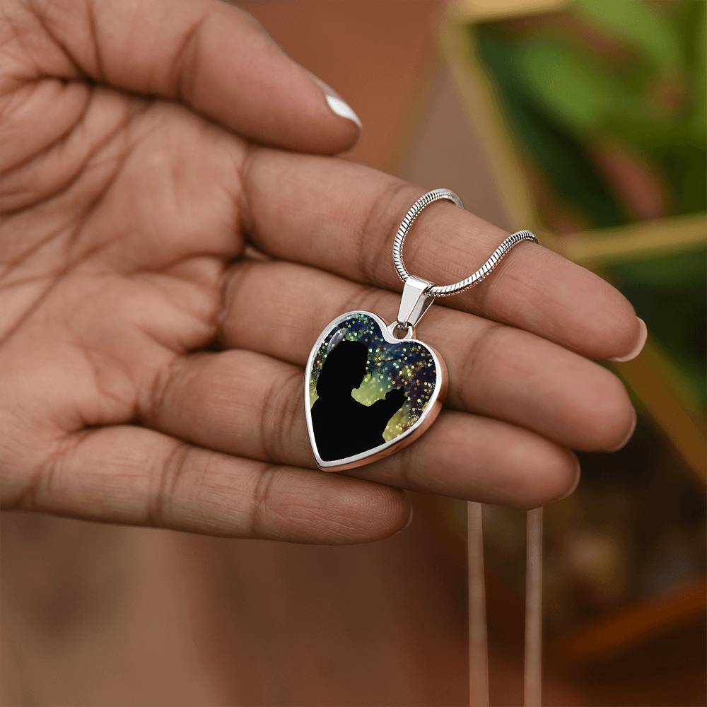 Cat Lady Christmas Love Necklace