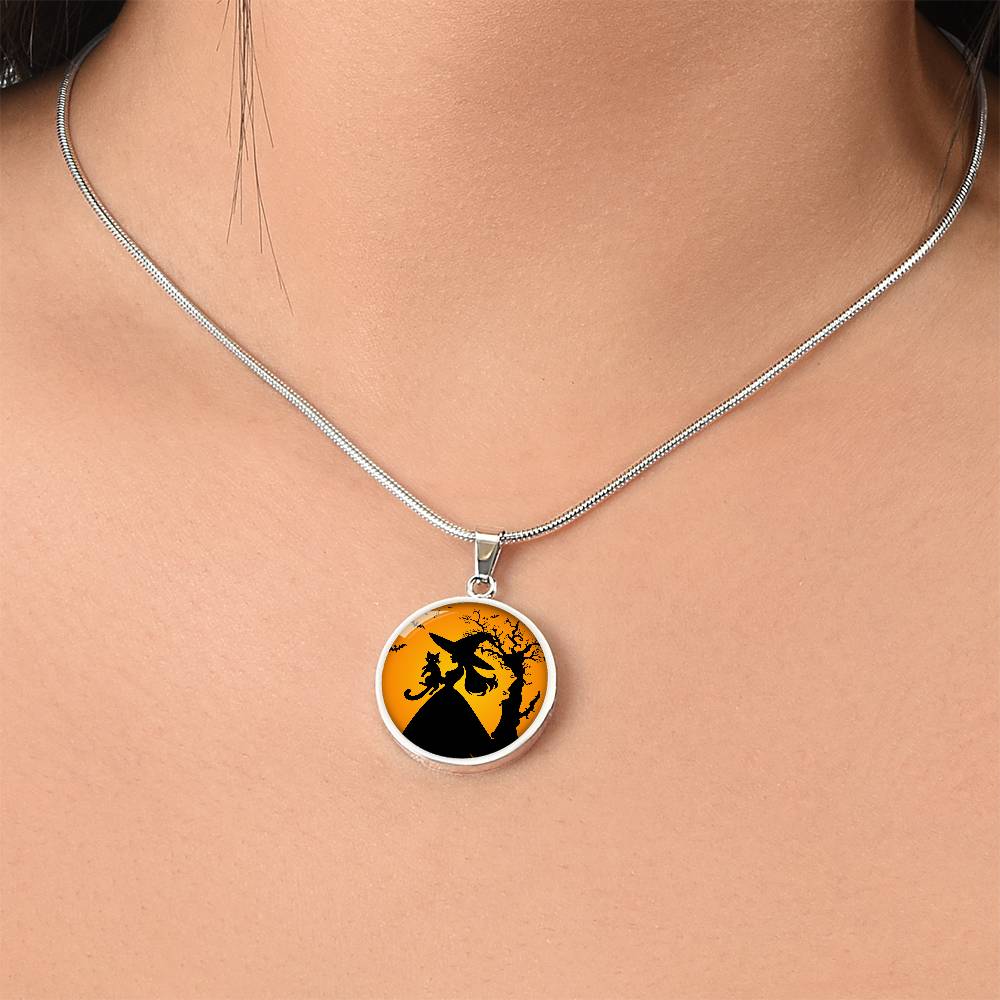 Halloween Cat Lady Life Necklace