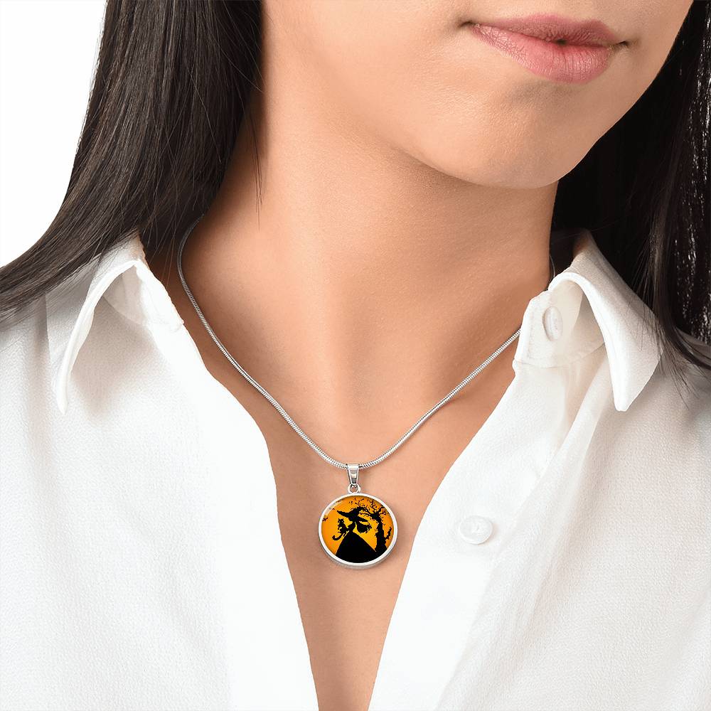 Halloween Cat Lady Life Necklace