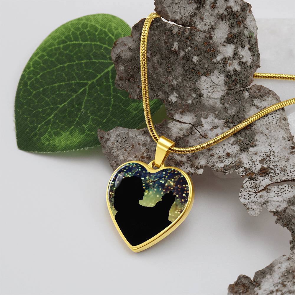 Cat Lady Christmas Love Necklace
