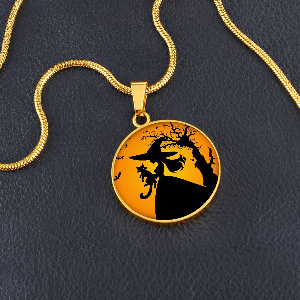 Halloween Cat Lady Life Necklace