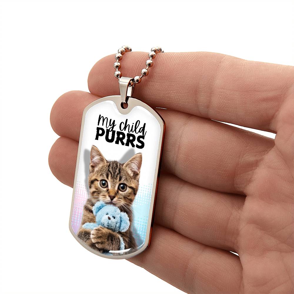 My Child Purrs Necklace