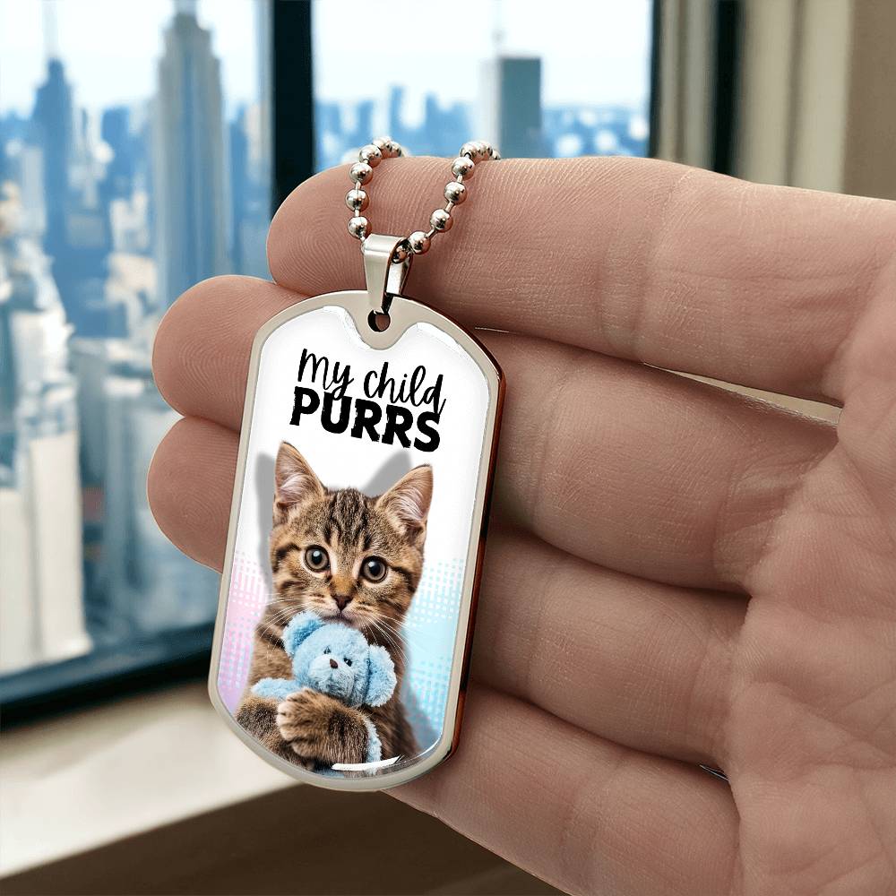 My Child Purrs Necklace