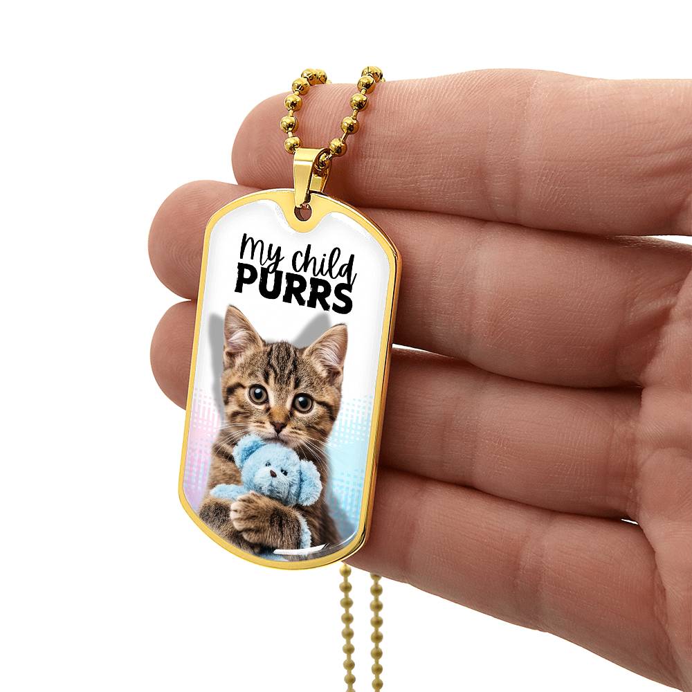 My Child Purrs Necklace