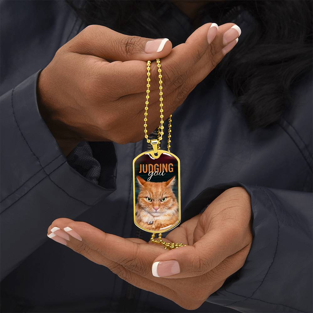 Judging You Necklace