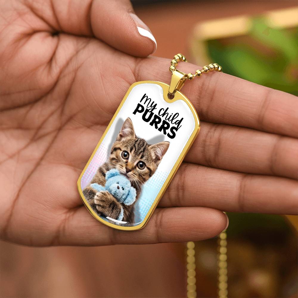My Child Purrs Necklace