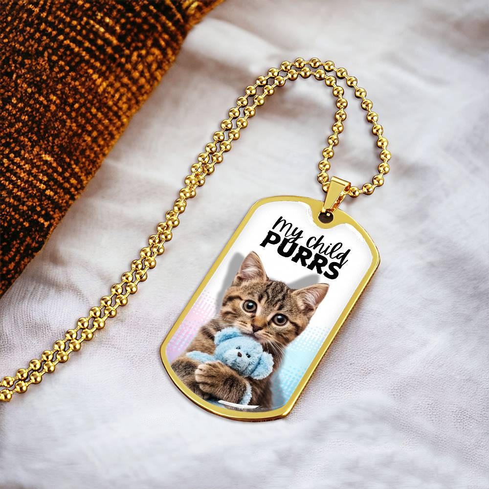 My Child Purrs Necklace