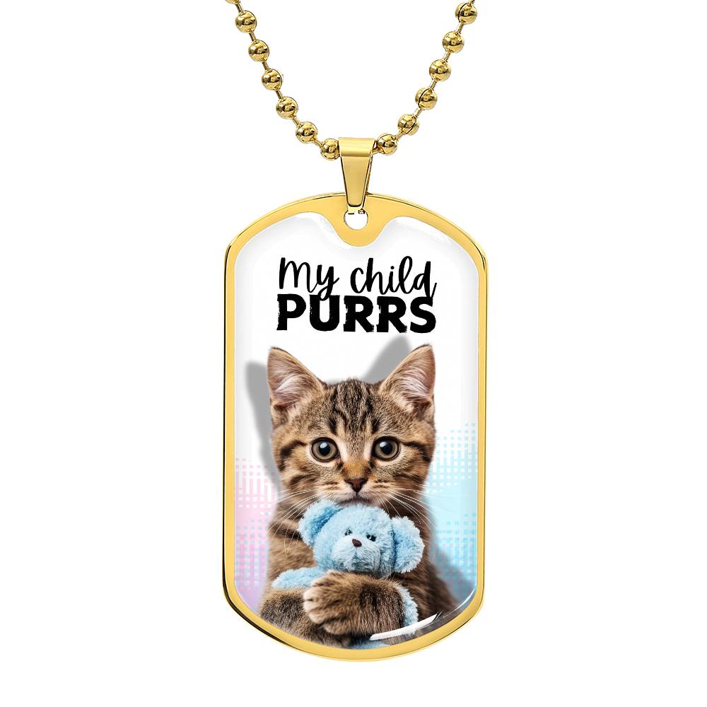 My Child Purrs Necklace