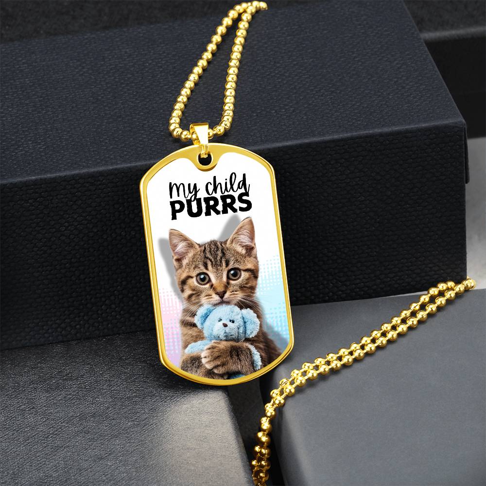 My Child Purrs Necklace