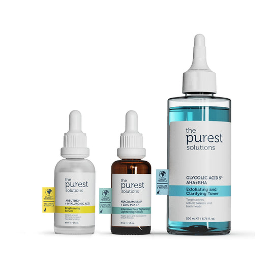 The Purest Solutions Acne Treatment and Pore Tightening Intensive Care Set - Anti-Acne Products for Clearer Skin
