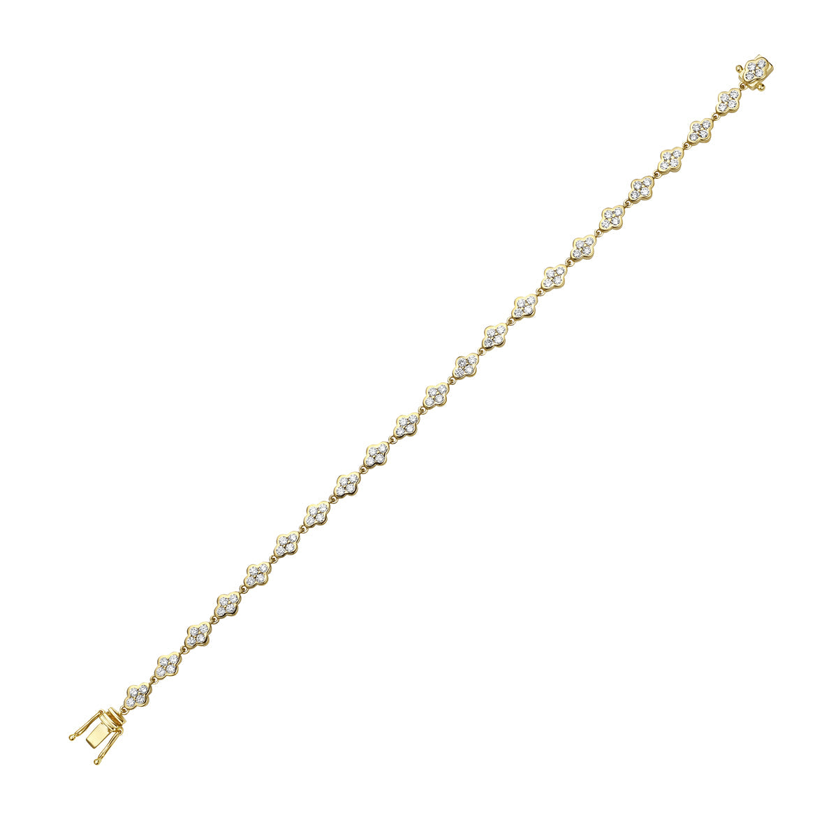 18K Yellow Gold Diamond Bracelet, 1.83ct