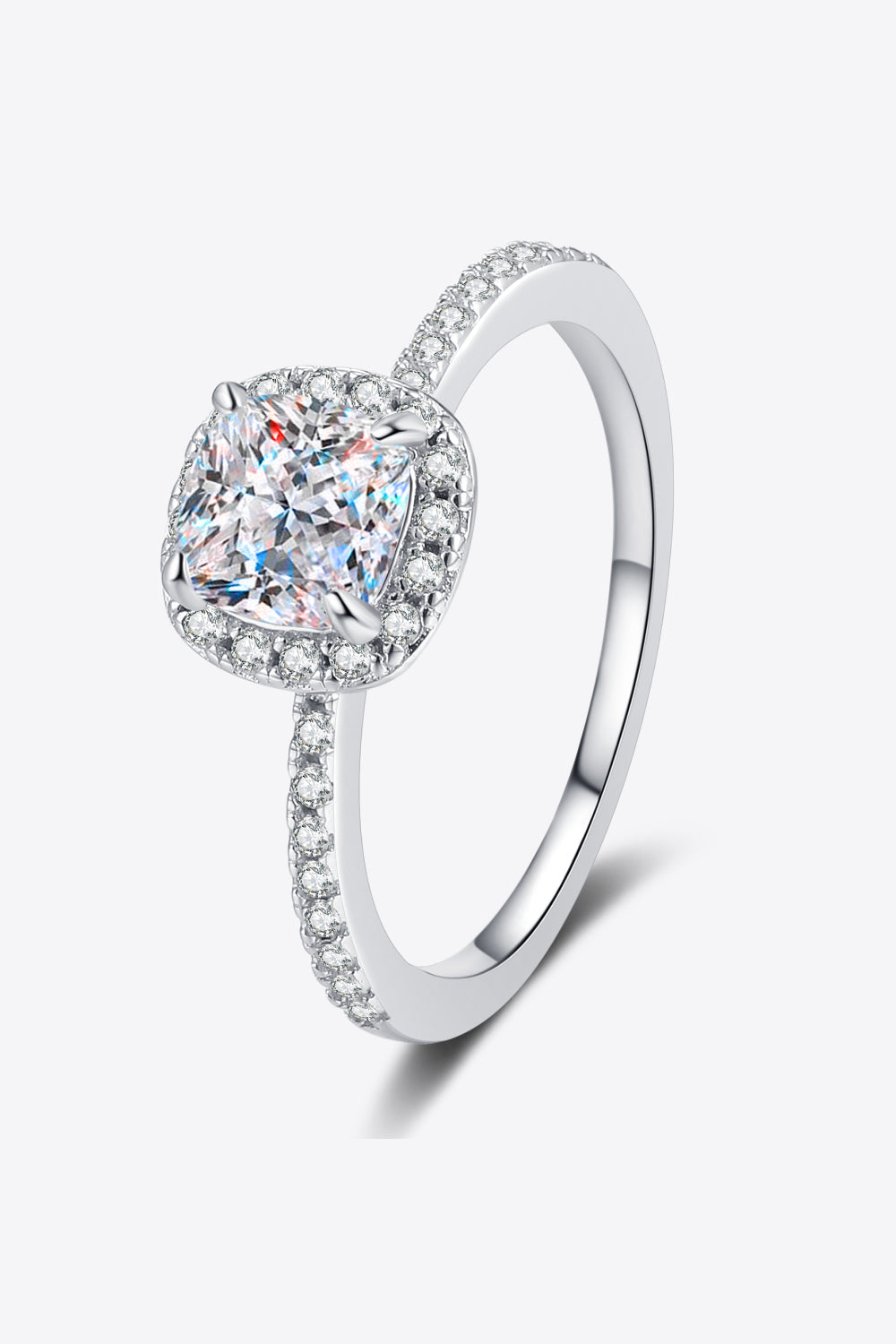 1 Carat Sparkala™ 925 Sterling Silver Halo Ring