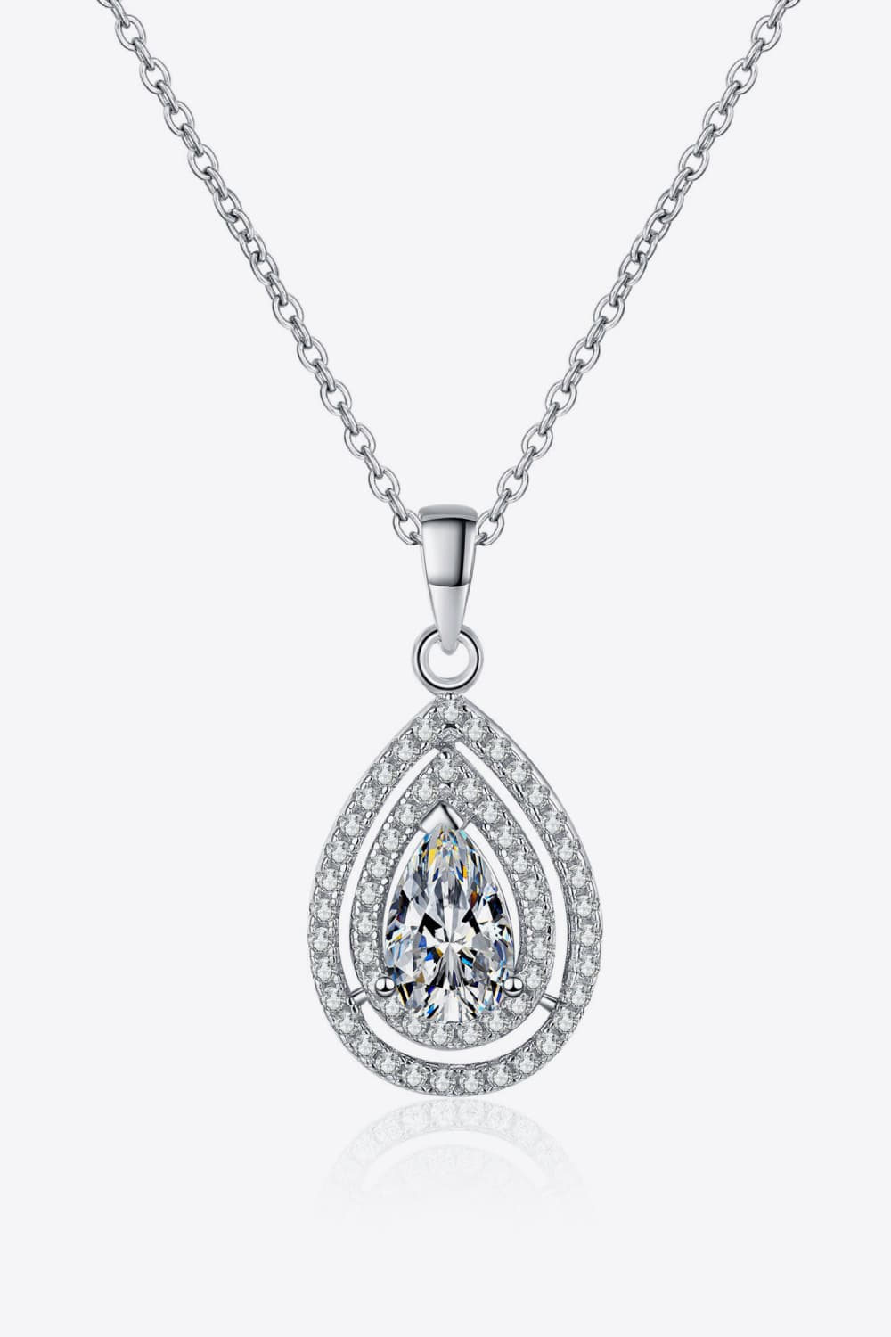 1 Carat Sparkala™ Teardrop Pendant Necklace