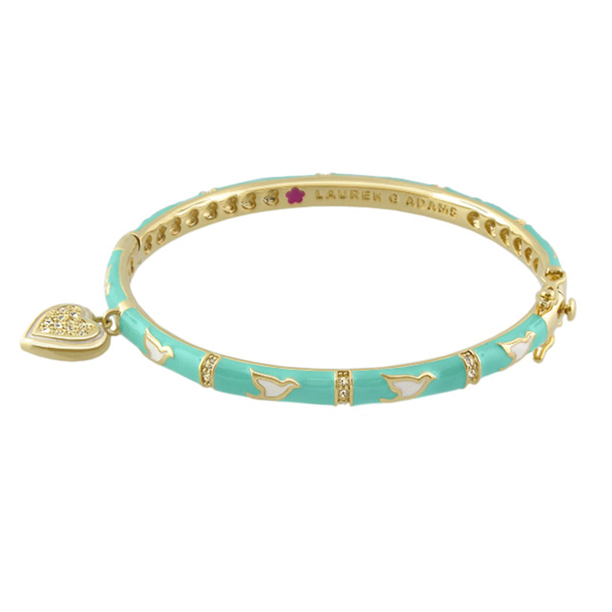 Peace and Dove Heart Bangle