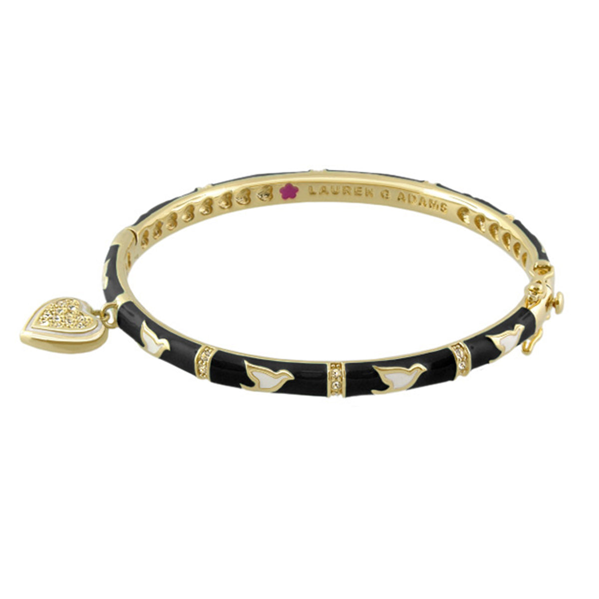 Peace and Dove Heart Bangle