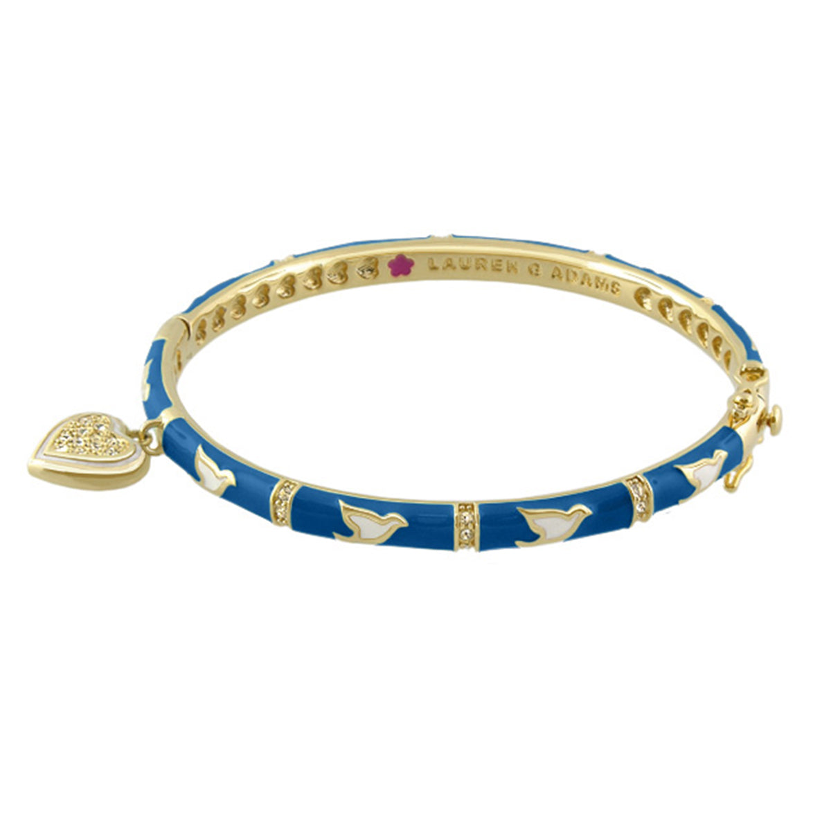 Peace and Dove Heart Bangle